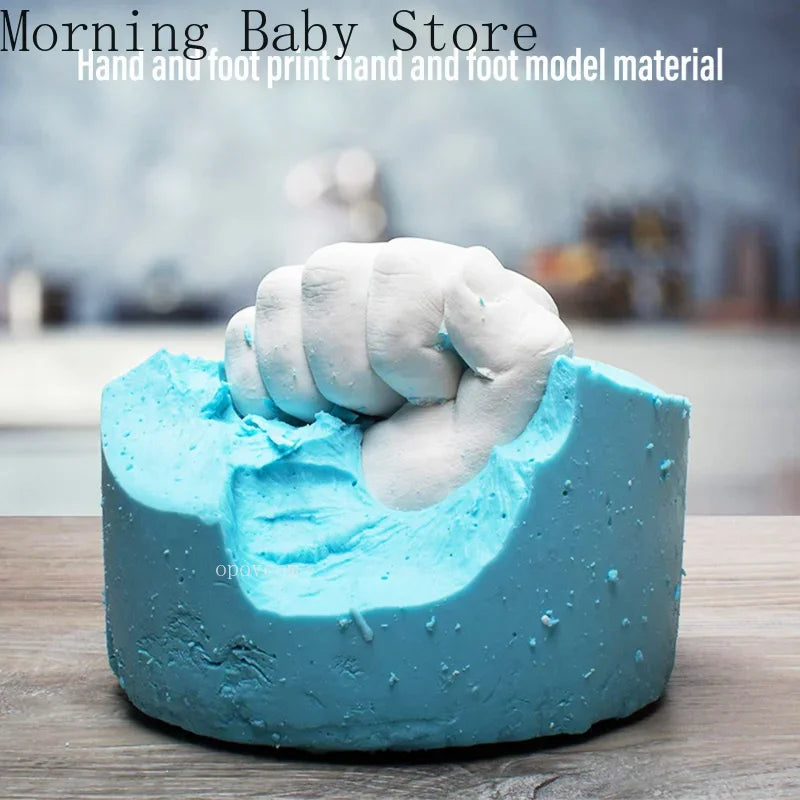 DIY baby hand foot print mold kit to create lasting memories