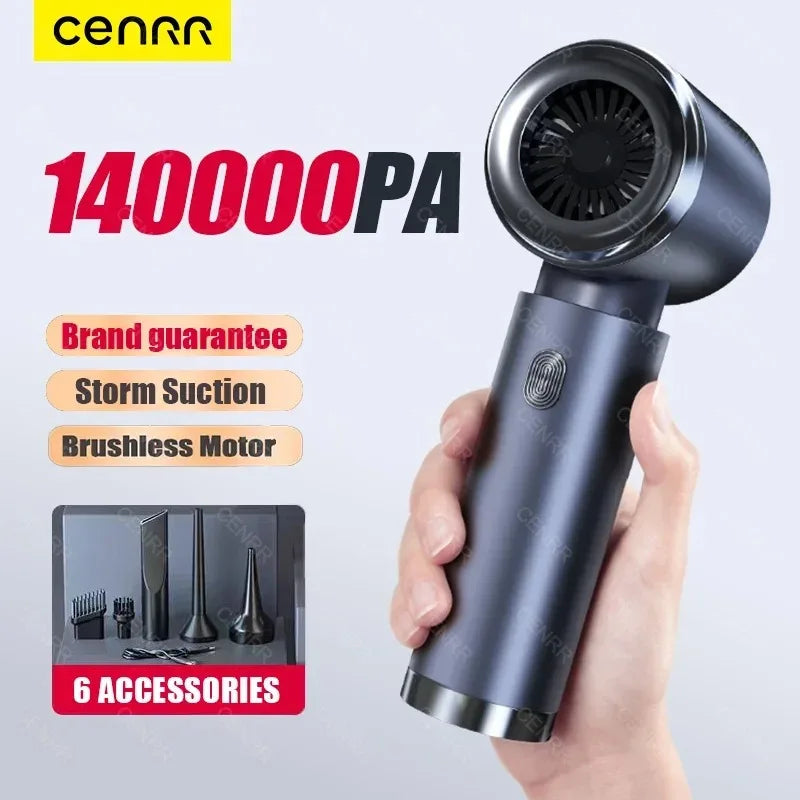 Compact auto vacuum with powerful suction