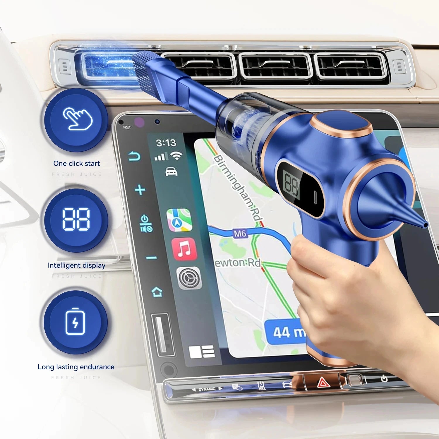 Multi-functional Xiaomi vacuum with attachments