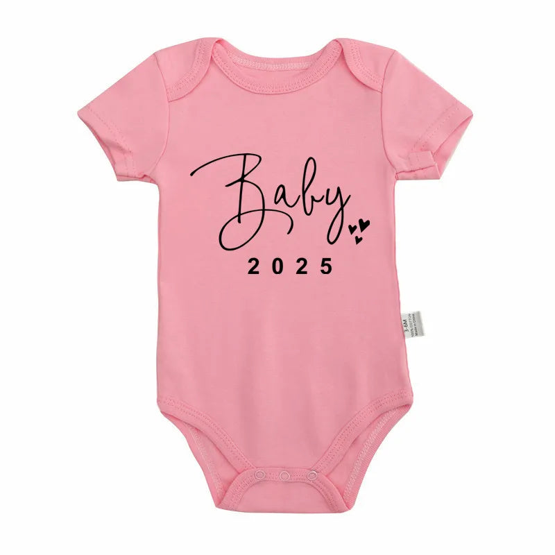 Baby 2025 Pregnancy Announcement Bodysuit
