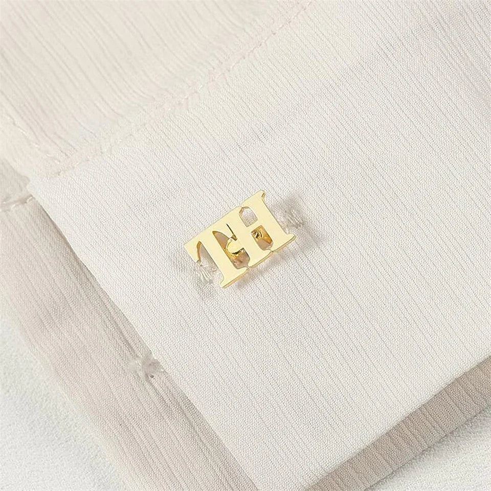 Stylish custom name cufflinks for special occasions