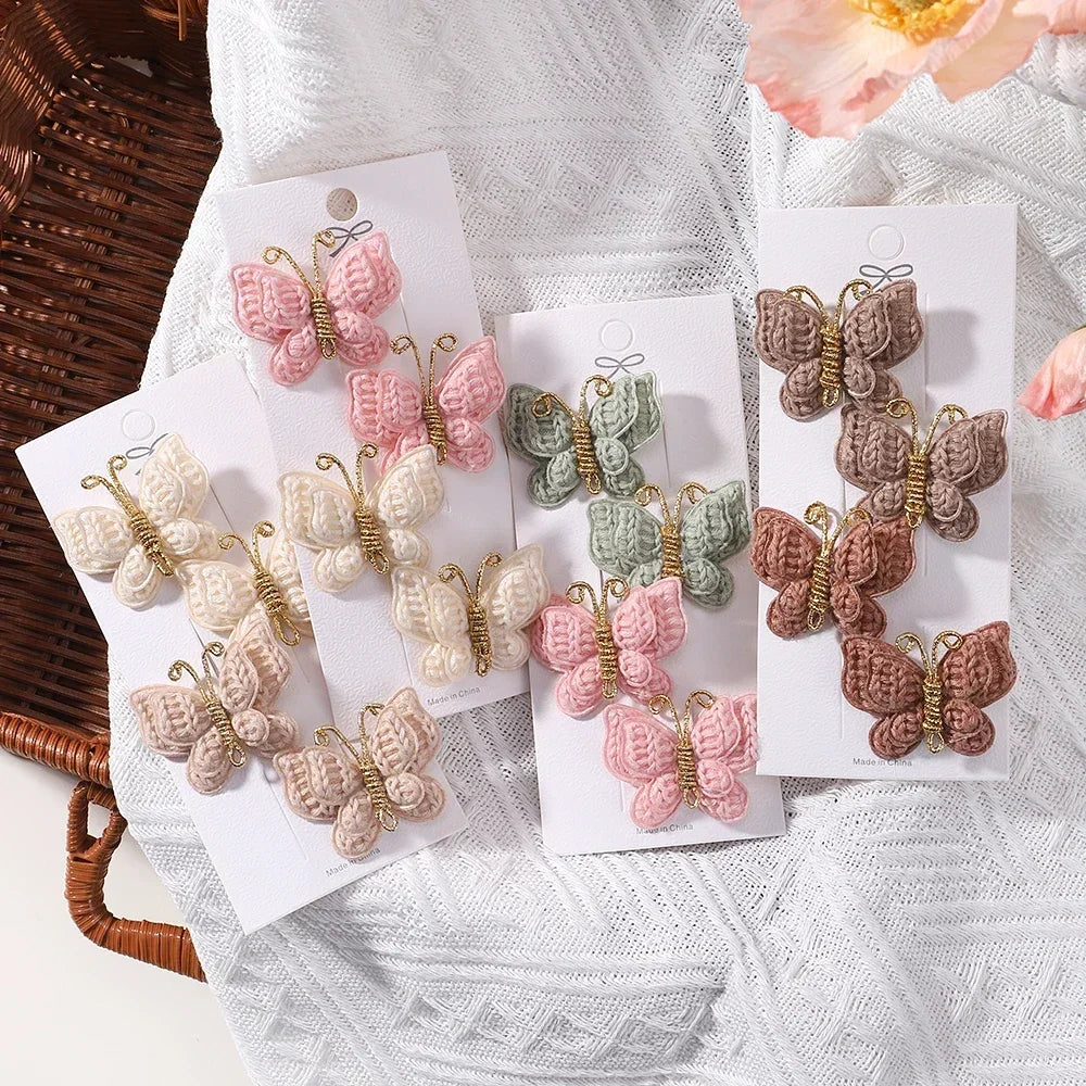Baby girl hairpins with bow design