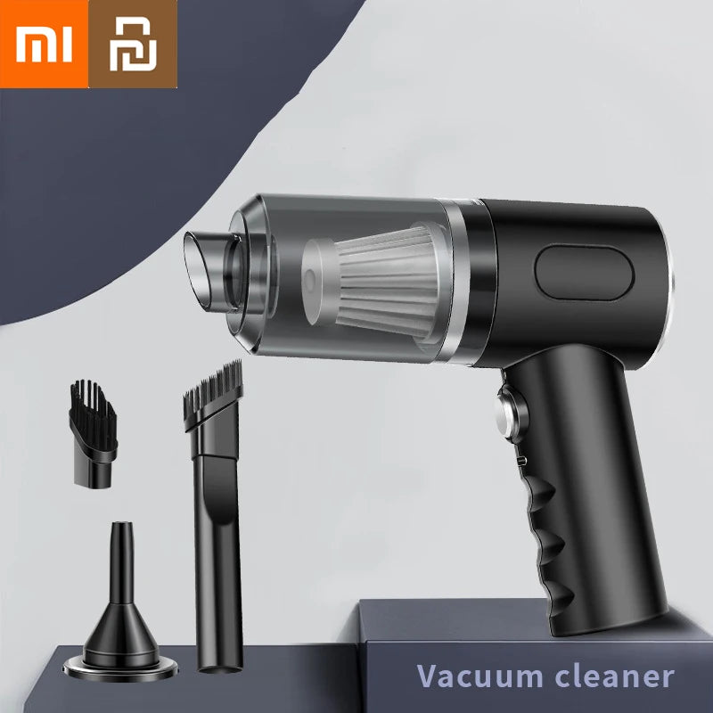 Cordless Xiaomi Youpin Car Vacuum with powerful suction.