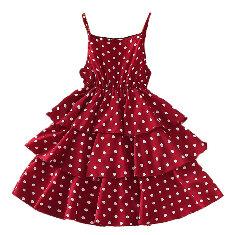 Kids Polka Dot Dress For Girls 2025