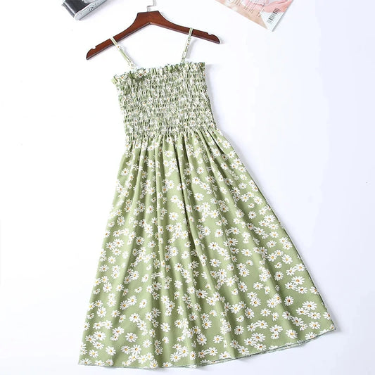 Summer Chiffon Camisole Sleeveless Dress 2025