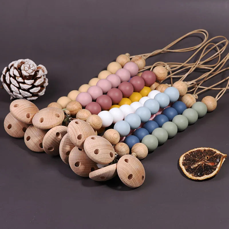 Stylish and secure baby pacifier holder clip