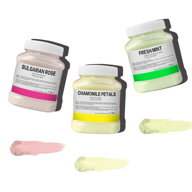 Crystal jelly mask powder with 24K gold for a glowing complexion