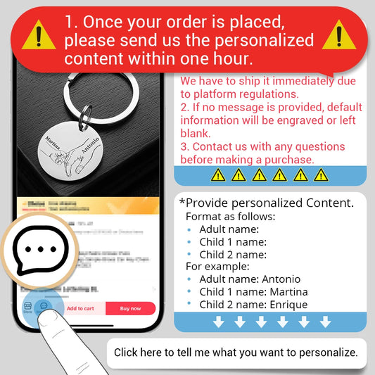 Personalized Love Keychain