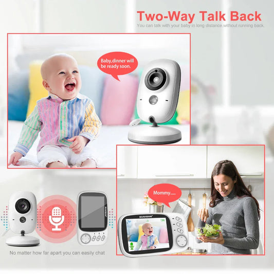 Wireless baby monitor VB603 with night vision for baby safety