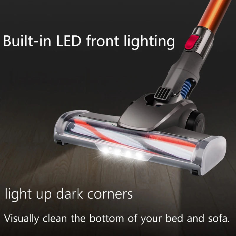 Lightweight vacuum cleaner with detachable nozzle