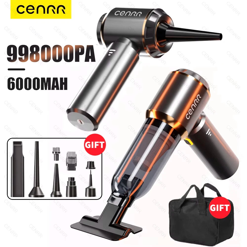 CENRR cordless car vacuum with strong suction