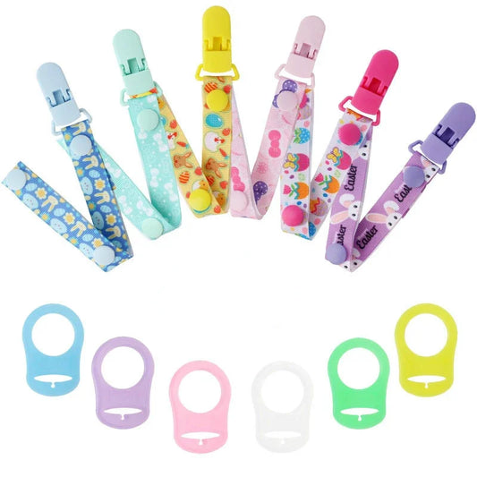 Secure pacifier clips for babies and toddlers