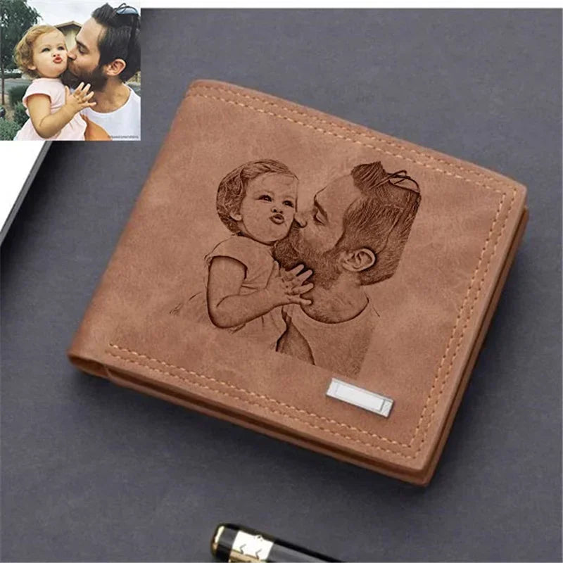 High-quality leather CEXIKA custom wallet featuring a unique design