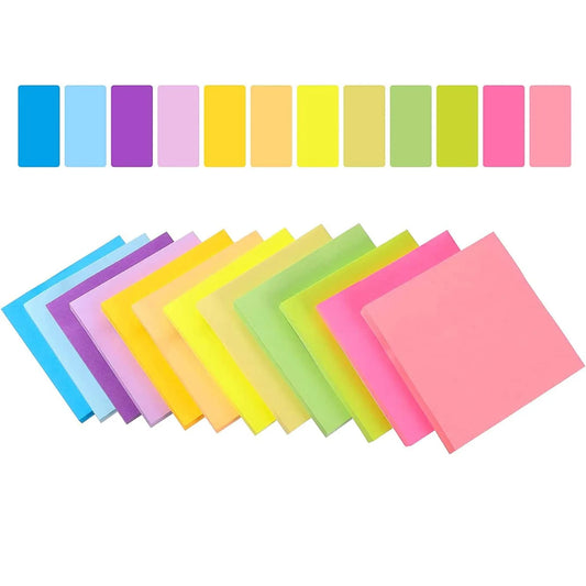 Bright sticky notes for office and study