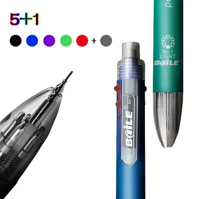 Colorful ballpoint pen for school and office use