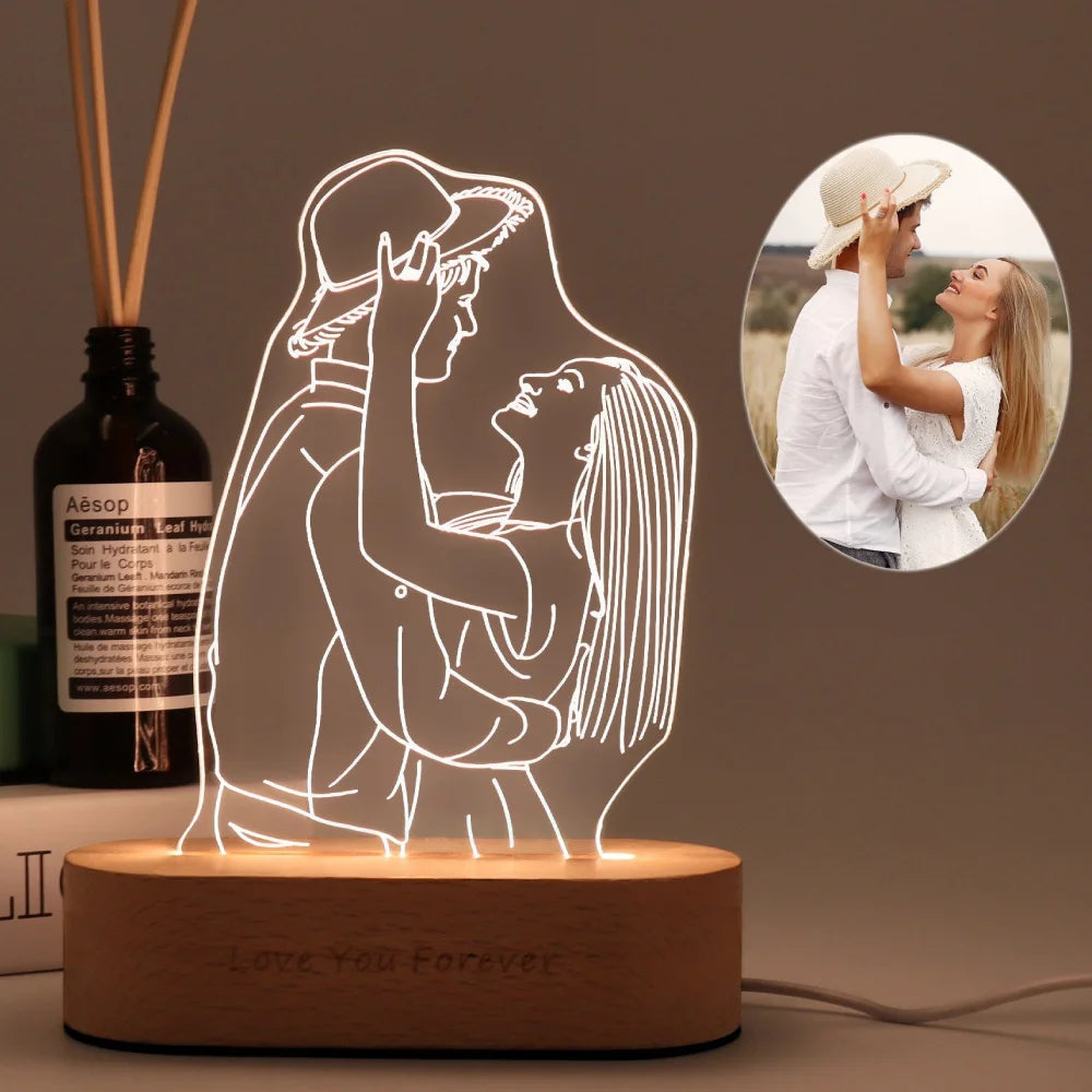 Custom 3D Photo Lamp