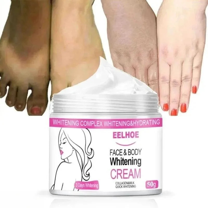 Melanin lightening cream to brighten and even skin tone