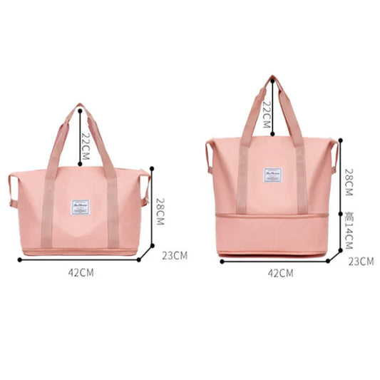 Large Capacity Expandable Hand Carry-On Travel Bag