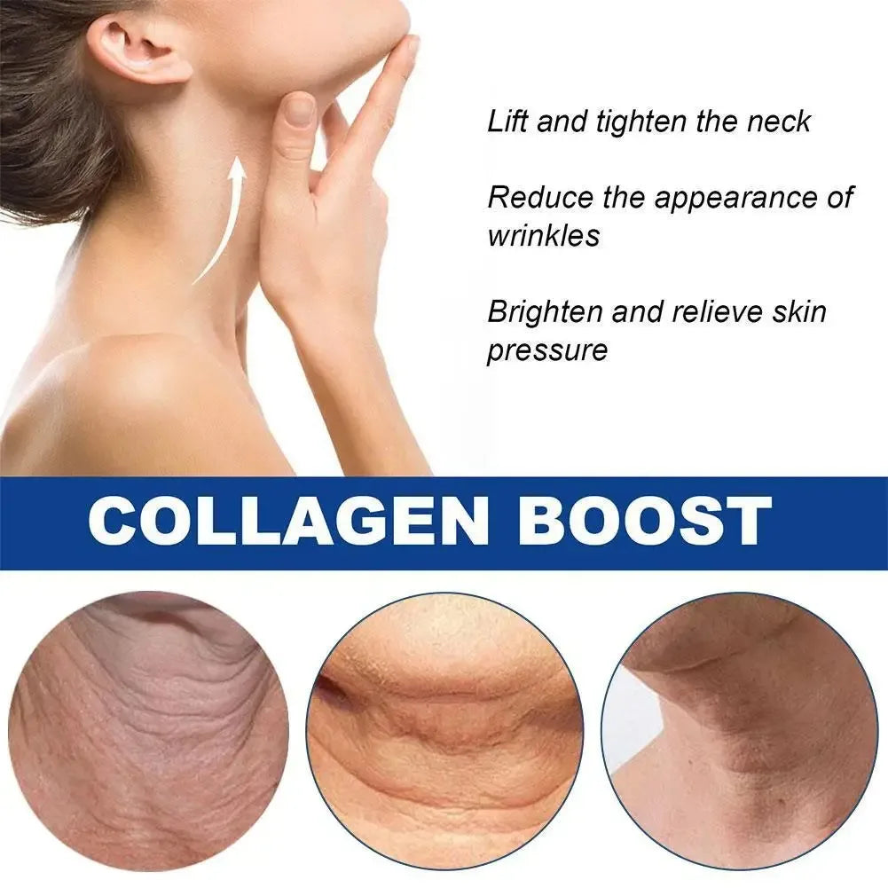 Hydrolyzed collagen cream for tightening and rejuvenating the neck