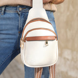 White Street Style Sling Bag