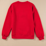 Red XOXO Heart Sweatshirt
