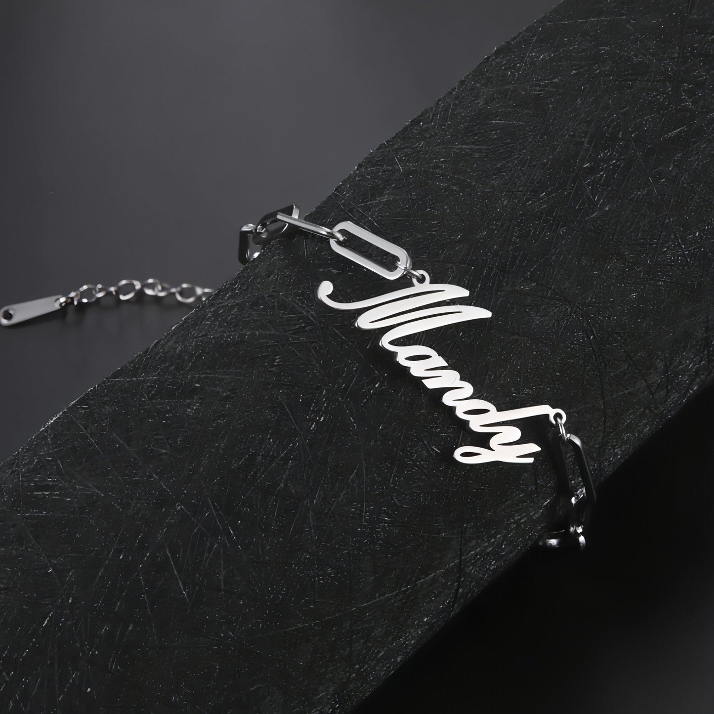 Stylish Stainless Steel Square Chain Bracelet – Modern & Minimalist