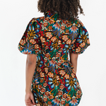 Chic and comfy boho floral dress perfect for sunny days