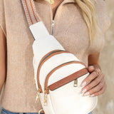 Trendy white sling bag perfect for casual wear