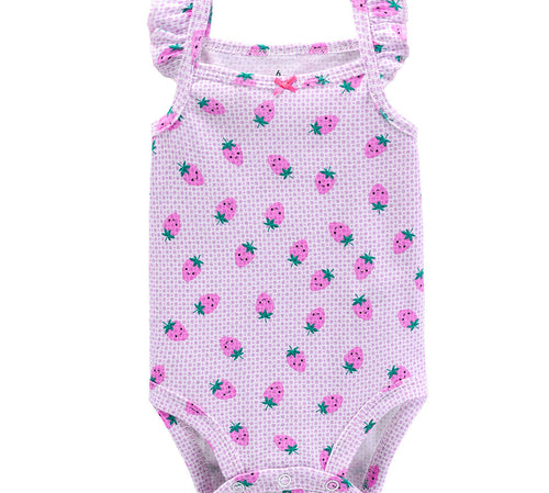 TinyJoy™ – Summer Cotton Romper Set for Baby Girls