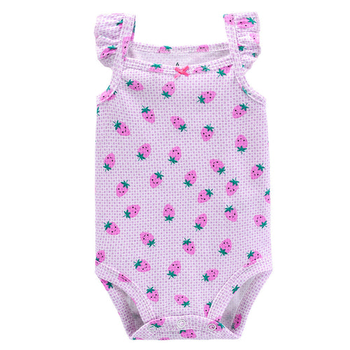 TinyJoy™ – Summer Cotton Romper Set for Baby Girls