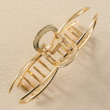 Gold Bowknot Metal Hair Clip