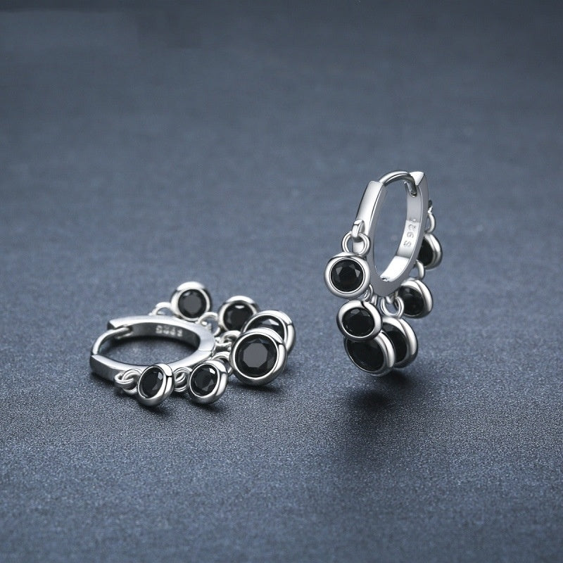 Light Luxury Tassel Zircon Fashion Earrings