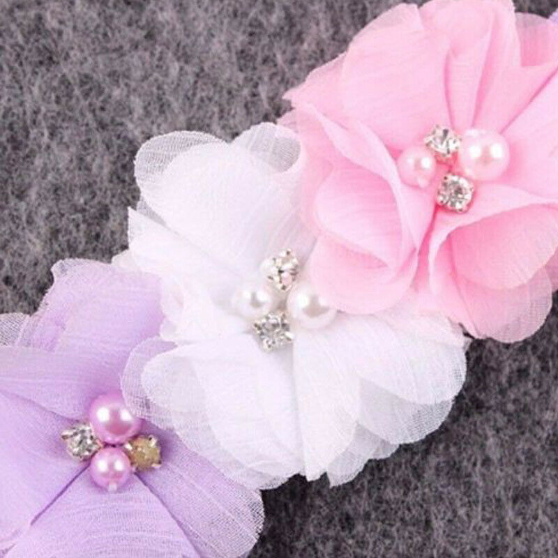 Baby Newborn Angel Flower Headband+Wing Feather