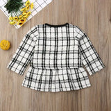 Plaid Coat & Tutu Dress