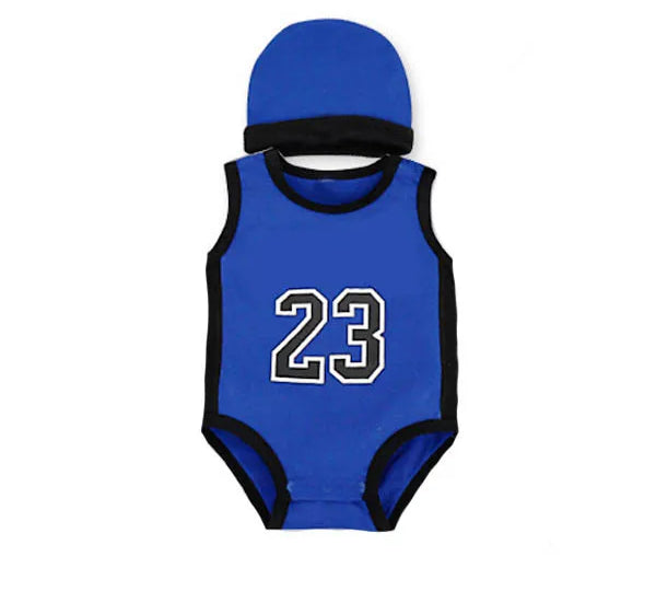 Newborn Baby Romper & Hat Set