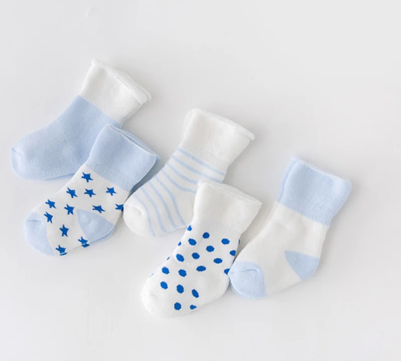 5 Pairs Baby Winter Socks