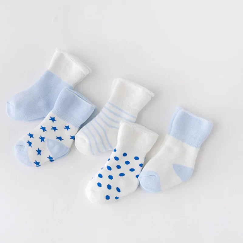 5 pairs of baby winter socks