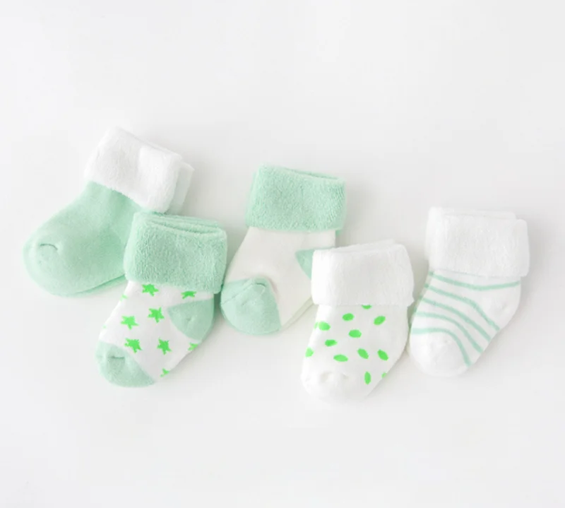5 Pairs Baby Winter Socks