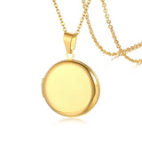 Vnox Custom Heart Locket Necklace