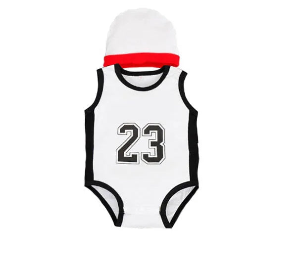 Newborn Baby Romper & Hat Set