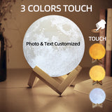 Personalized 3D Moon Lamp
