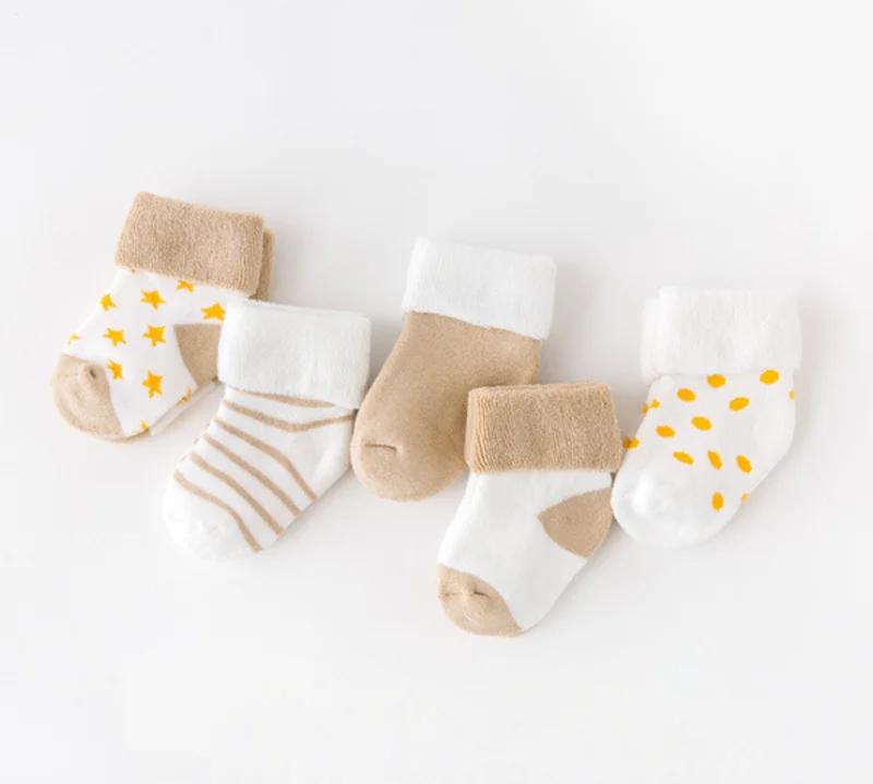 5 Pairs Baby Winter Socks