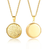 Vnox Custom Heart Locket Necklace