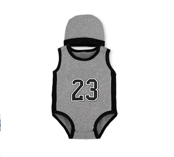 Newborn Baby Romper & Hat Set