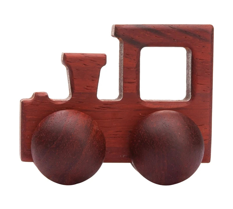 Wooden Cartoon Van Baby Toy
