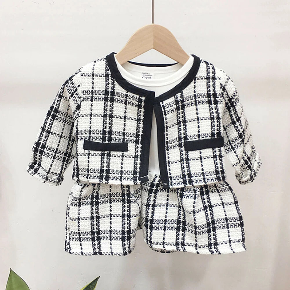 Elegant holiday outfit for baby girl