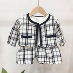 Elegant holiday outfit for baby girl