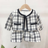 Elegant holiday outfit for baby girl