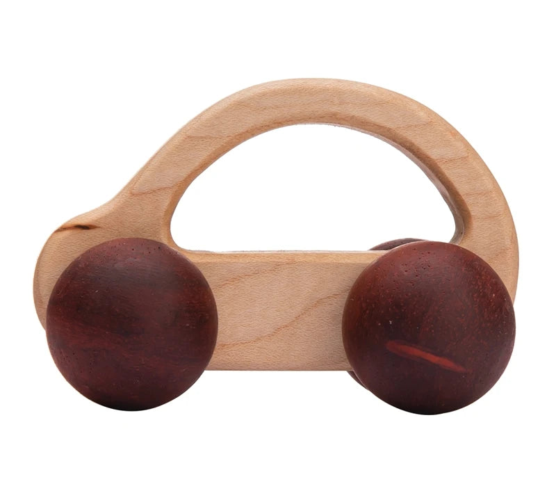 Wooden Cartoon Van Baby Toy