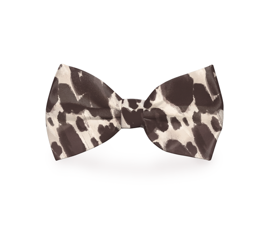 Cow Print  Bow Tie